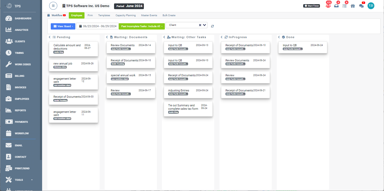 Centralized Client Information