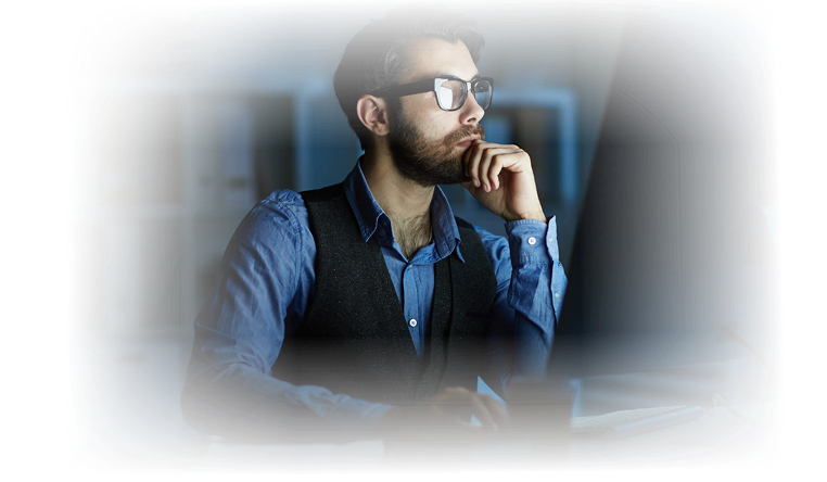 Man using TPS Cloud Axis